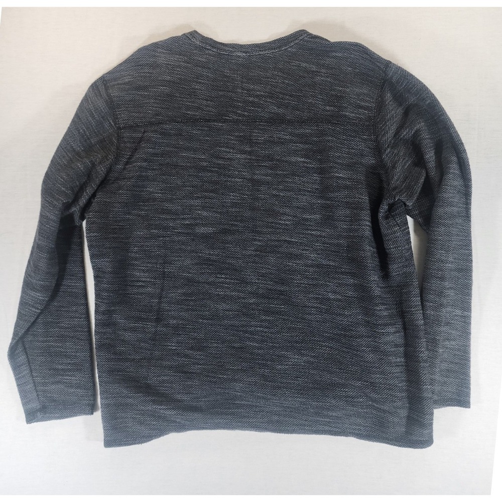Hurley BKE Buckle Pullover Mens XL Crew Neck Black Gray Textured Long Sleeve - Picture 8 of 8